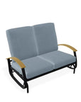 Belle Isle Cushion 2-Seat Glider Polymer Arms