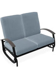 Belle Isle Cushion 2-Seat Glider Polymer Arms