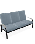 Belle Isle Cushion Three-Seat Sofa MGP Arms