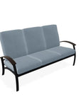 Belle Isle Cushion Three-Seat Sofa MGP Arms