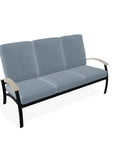 Belle Isle Cushion Three-Seat Sofa MGP Arms