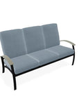 Belle Isle Cushion Three-Seat Sofa MGP Arms