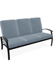 Belle Isle Cushion Three-Seat Sofa MGP Arms