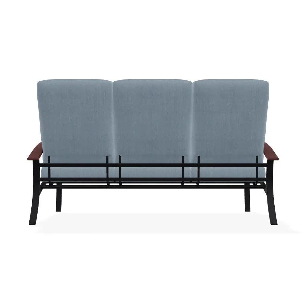 Belle Isle Cushion Three-Seat Sofa MGP Arms