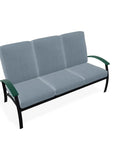 Belle Isle Cushion Three-Seat Sofa MGP Arms