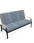 Belle Isle Cushion Three-Seat Sofa Polymer Arms