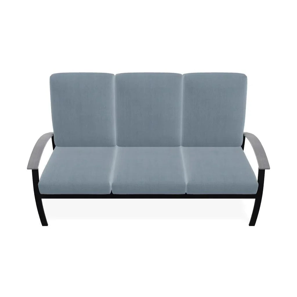 Belle Isle Cushion Three-Seat Sofa Polymer Arms