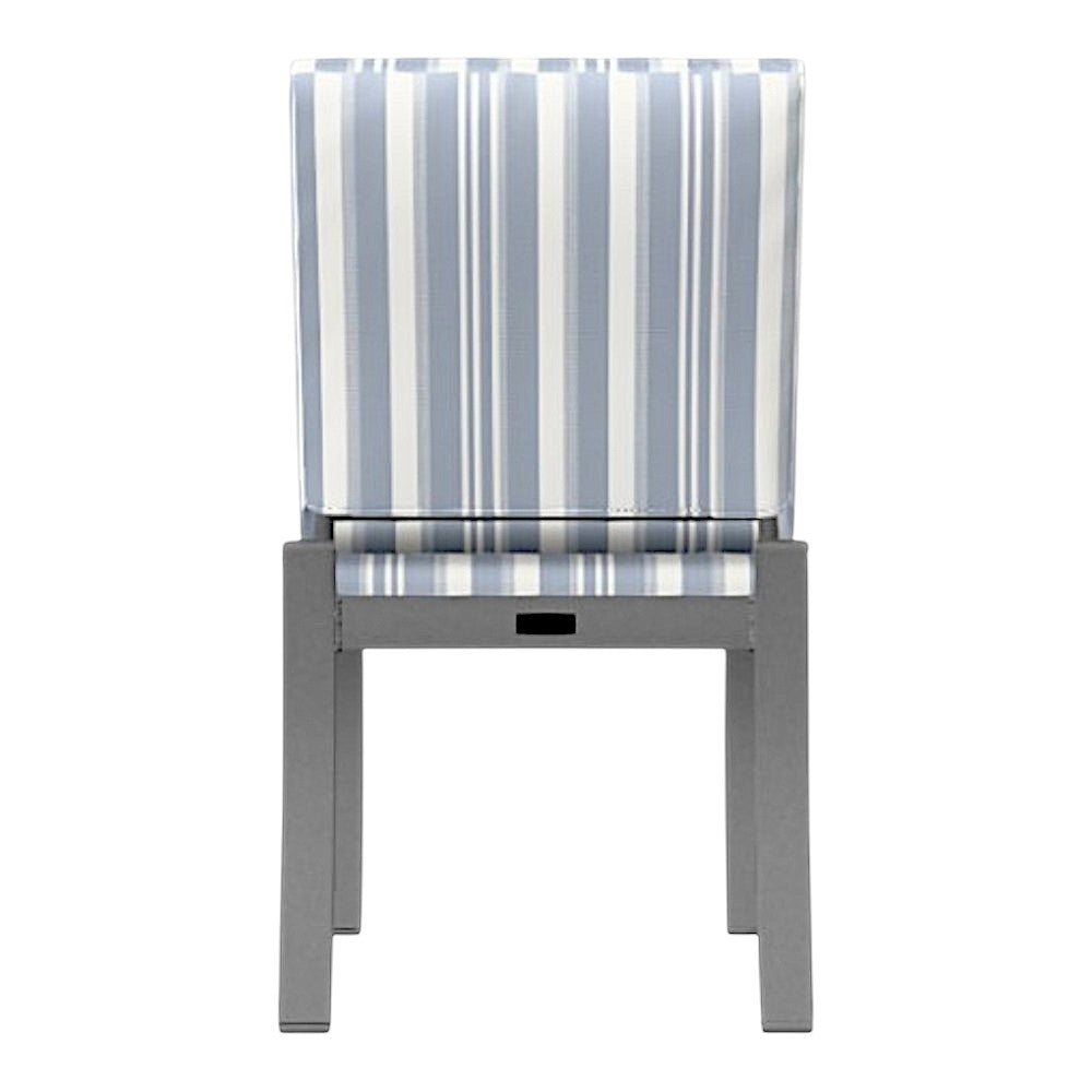 Belle Isle Deep Seat Cushion Armless Cafe Chair 2PC