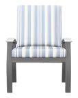 Telescope Belle Isle Deep Seat Cushion Oudoor Cafe Outdoor Arm Chair 2PC