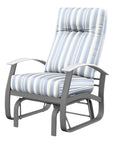 Telescope Belle Isle Deep Seat Cushion High Back Single-Seat Outdoor Glider