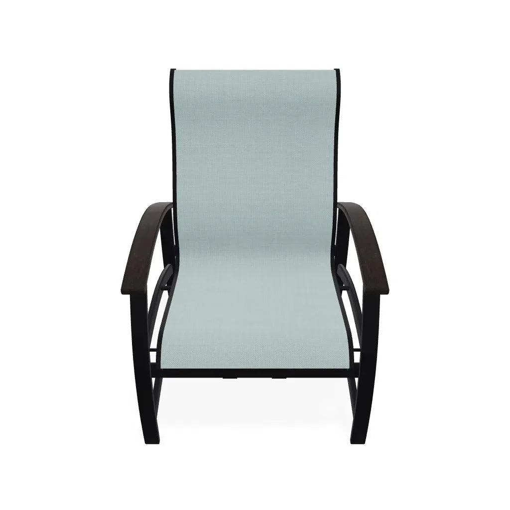 Belle Isle Hidden Motion MGP Armed Chat Chair