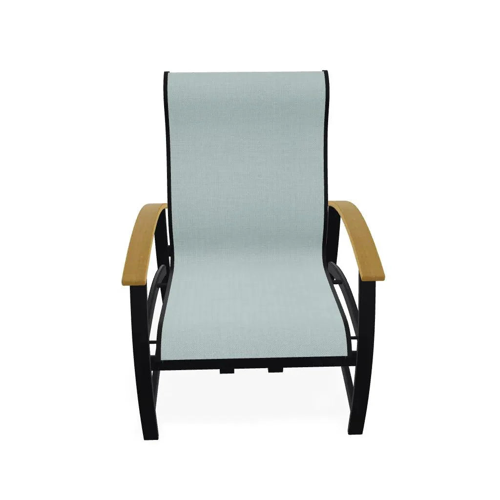 Belle Isle Hidden Motion MGP Armed Chat Chair