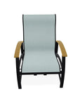 Belle Isle Hidden Motion MGP Armed Chat Chair