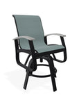 Belle Isle Hidden Motion Polymer Armed Chat Chair