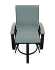 Belle Isle Hidden Motion Polymer Armed Chat Chair