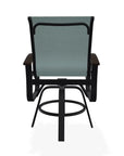 Belle Isle Hidden Motion Polymer Armed Chat Chair