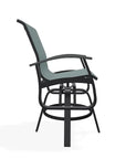 Belle Isle Hidden Motion Polymer Armed Chat Chair