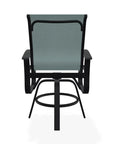 Belle Isle Hidden Motion Polymer Armed Chat Chair