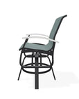 Belle Isle Hidden Motion Polymer Armed Chat Chair