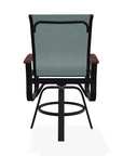 Belle Isle Hidden Motion Polymer Armed Chat Chair