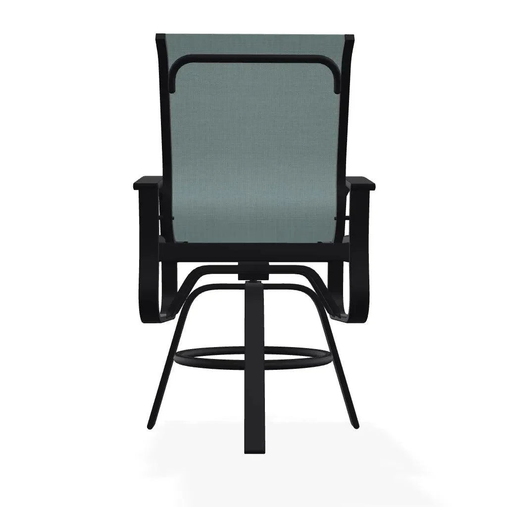 Belle Isle Hidden Motion Polymer Armed Chat Chair