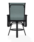 Belle Isle Hidden Motion Polymer Armed Chat Chair