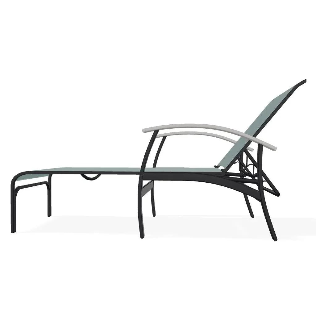 Belle Isle MGP Sling Four Position Lay-Flat Arms Chaise