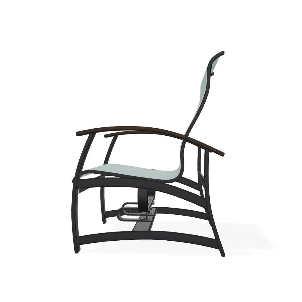 Belle Isle Multi-Position Polymer Armed Dining Chair