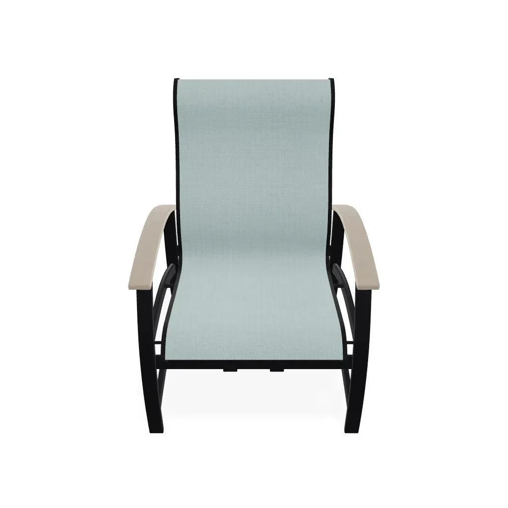 Belle Isle Multi-Position Polymer Armed Dining Chair