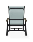 Belle Isle Multi-Position Polymer Armed Dining Chair