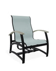 Belle Isle Multi-Position Polymer Armed Dining Chair