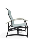 Belle Isle Multi-Position Polymer Armed Dining Chair