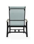 Belle Isle Multi-Position Polymer Armed Dining Chair