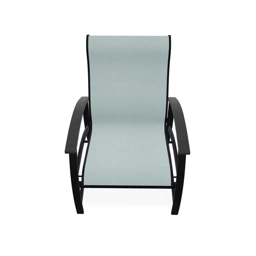 Belle Isle Multi-Position Polymer Armed Dining Chair