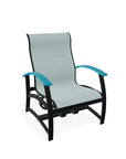 Belle Isle Multi-Position Polymer Armed Dining Chair