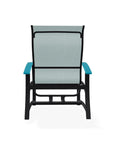 Belle Isle Multi-Position Polymer Armed Dining Chair