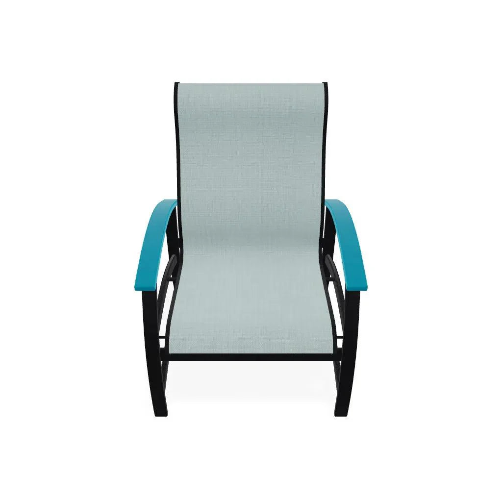 Belle Isle Multi-Position Polymer Armed Dining Chair