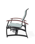 Belle Isle Multi-Position Polymer Armed Dining Chair