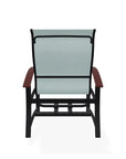 Belle Isle Multi-Position Polymer Armed Dining Chair