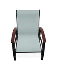 Belle Isle Multi-Position Polymer Armed Dining Chair