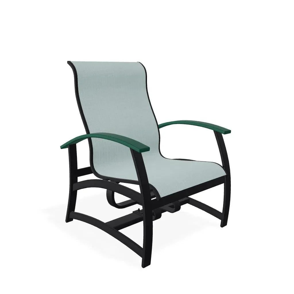 Belle Isle Multi-Position Polymer Armed Dining Chair