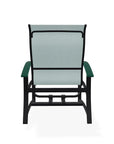 Belle Isle Multi-Position Polymer Armed Dining Chair