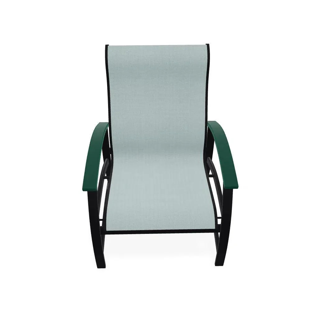 Belle Isle Multi-Position Polymer Armed Dining Chair