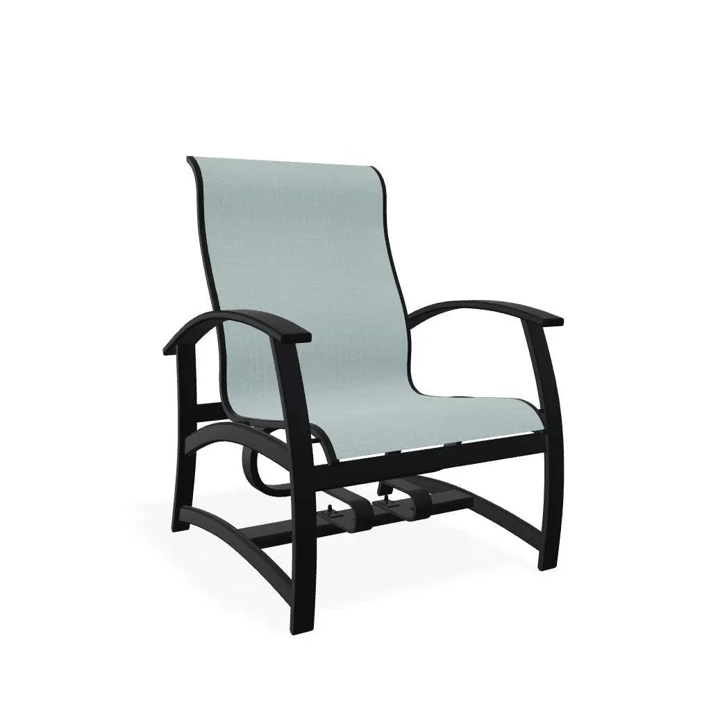 Belle Isle Multi-Position Polymer Armed Dining Chair