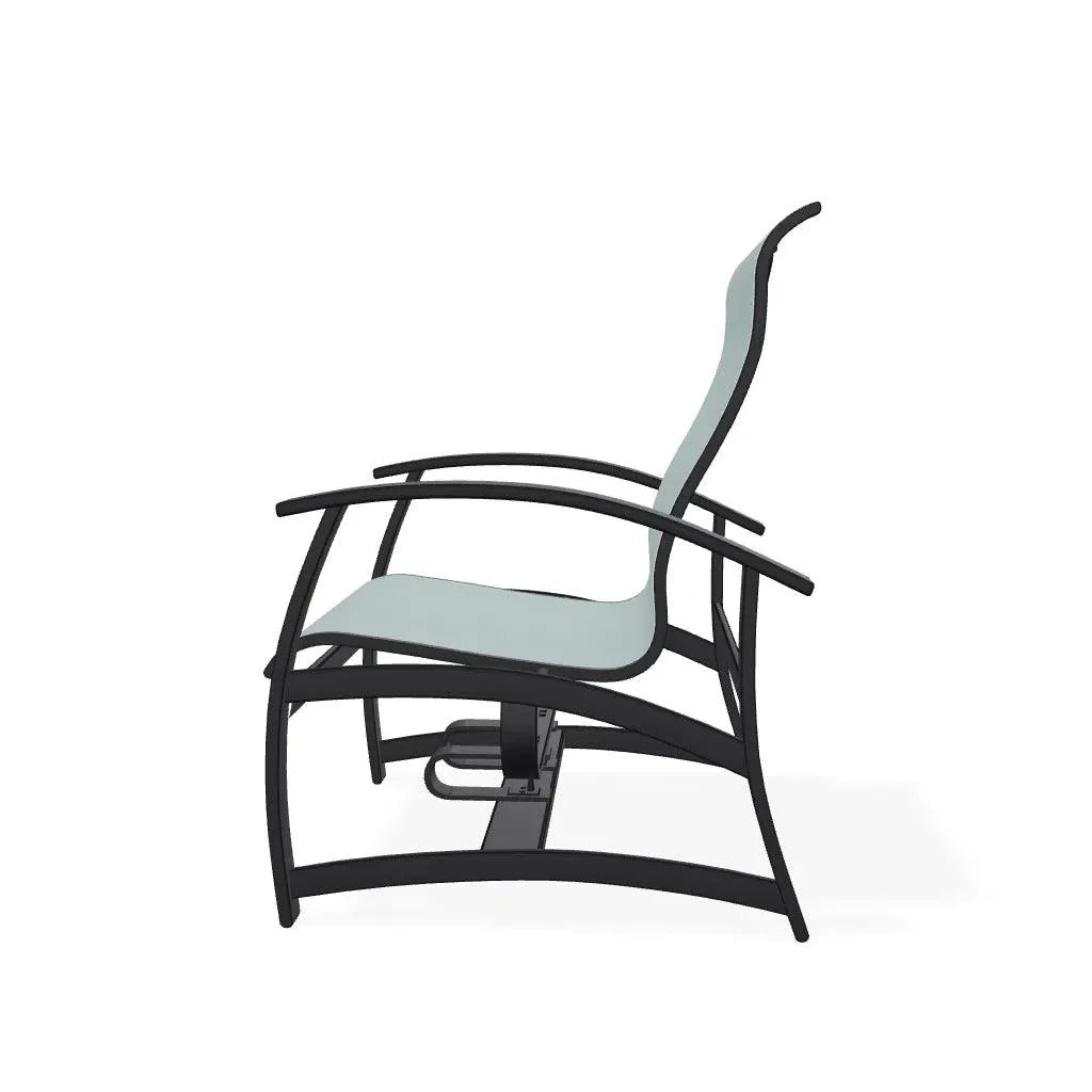 Belle Isle Multi-Position Polymer Armed Dining Chair