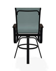 Belle Isle Sling Balcony Height Swivel Arm Chair