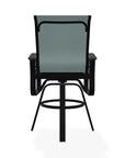 Belle Isle Sling Balcony Height Swivel Arm Chair