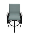 Belle Isle Sling Balcony Height Swivel Arm Chair