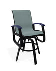 Belle Isle Sling Balcony Height Swivel Arm Chair