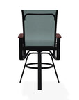 Belle Isle Sling Balcony Height Swivel Arm Chair